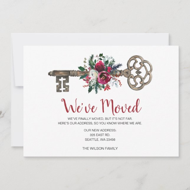 A Chave Mágica Natal Weve Mover Cartões de natal (Frente)