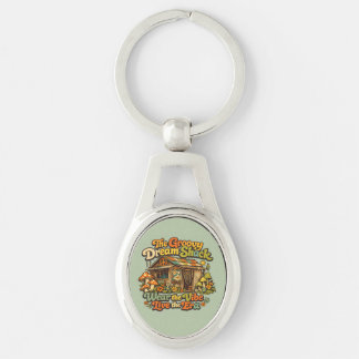 A Chaveiro Oval Torcida da Groovy Dream Shack