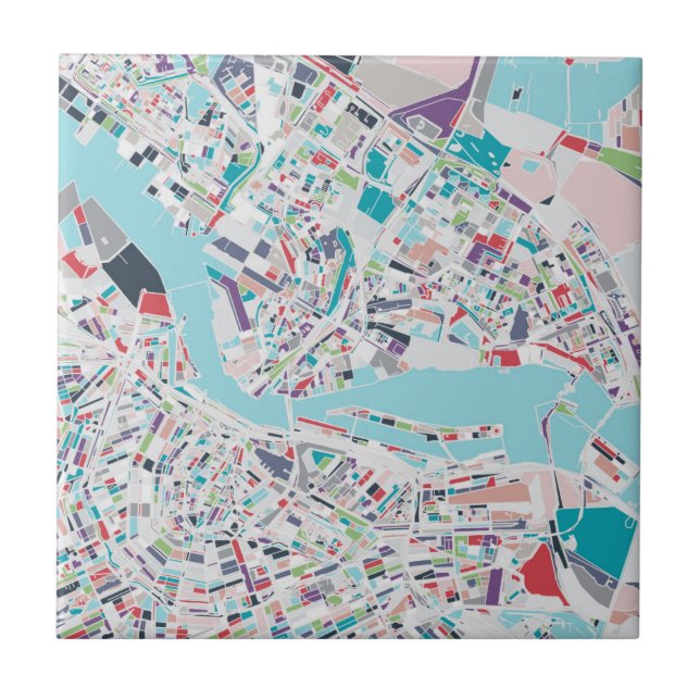 A cidade de Amsterdão (Frente)