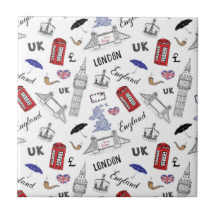 A cidade de Londres Doodles o teste padrão