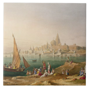 A cidade e os templos sagrados de Dwarka, do