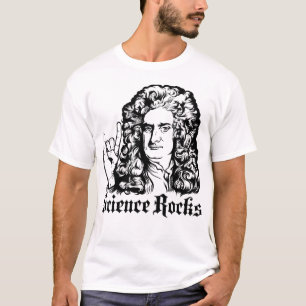 A ciência do senhor Isaac Newton balança camisas