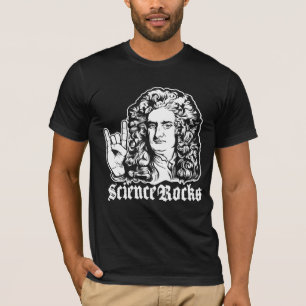 A ciência do senhor Isaac Newton balança camisas