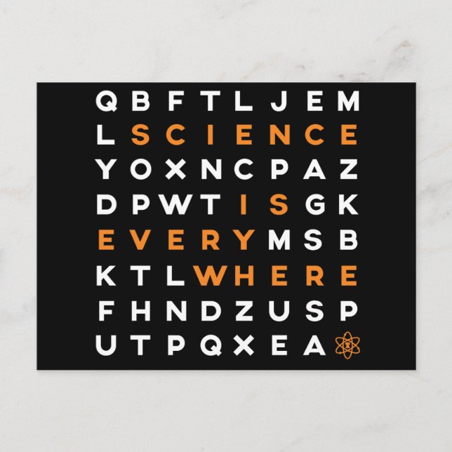 A ciência é cartão postal de todos os lugares (Frente)