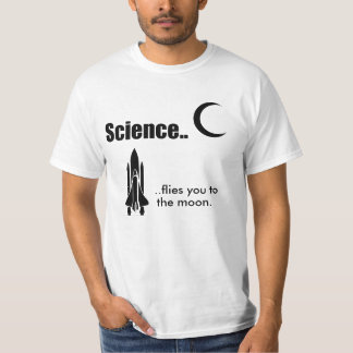 A ciência/religião voa-o. Camisa