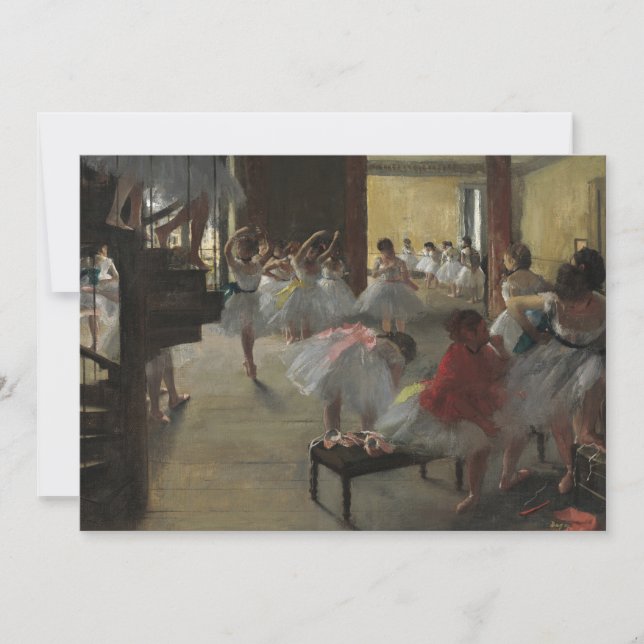 A classe de dança | Edgar Degas (Frente)