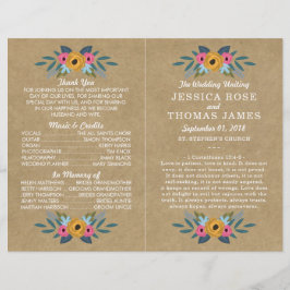 A Coleção de Casamentos Florais do Kraft Rustic Kr