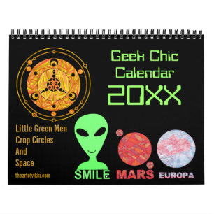 A colheita dos aliens do calendário do chique 2015