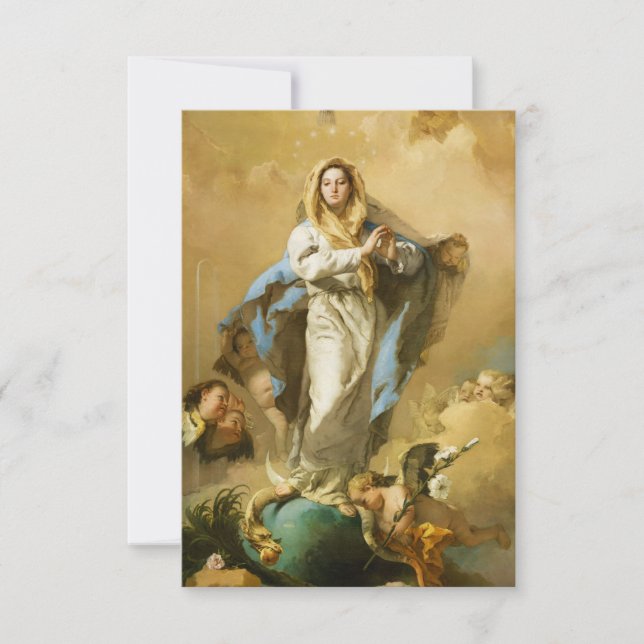 A Conceição Imaculada de Giovanni B. Tiepolo (Frente)