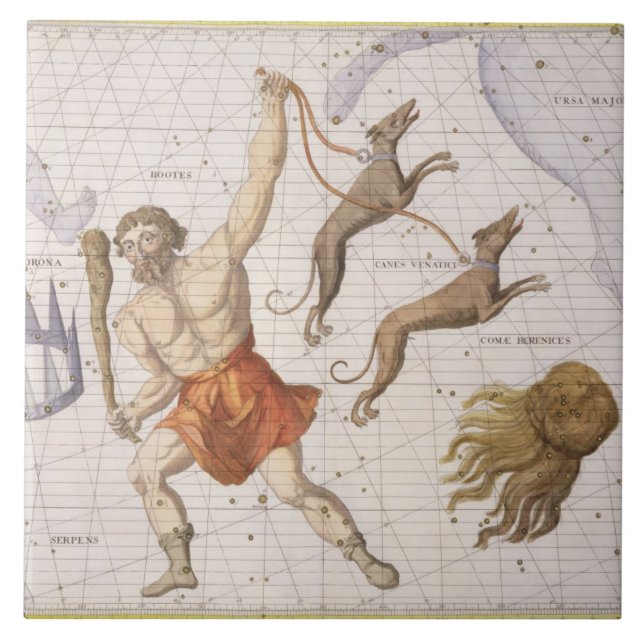 A constelação de Bootes, chapeia 20 'do atlas Coel (Frente)