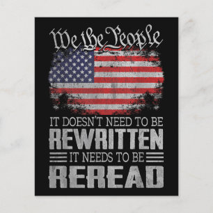 A Constituição dos EUA sobre a bandeira dos EUA pr