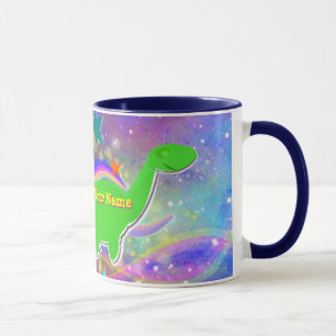 A cor bonito do dinossauro Stars & roda a caneca
