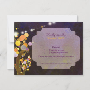 A corda do jardim da noite ilumina RSVP Wedding