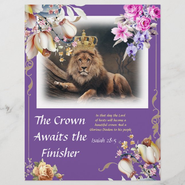 A Coroa Aguarda o Papel de carta do Finalizador (Frente)