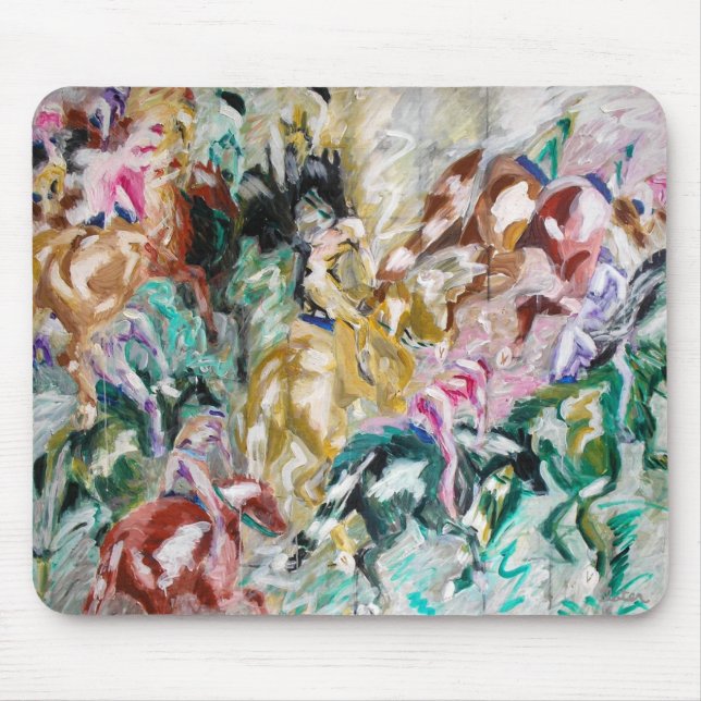 A corrida de cavalos Mousepad (Frente)