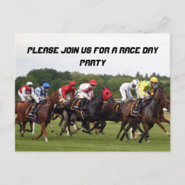 A CORRIDA ESTÁ NO CONVITE DE FESTAS DO CARTÃO POST