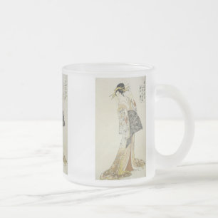 A cortesã Takikawa, Eishu, 1796, Mugs & Canecas d