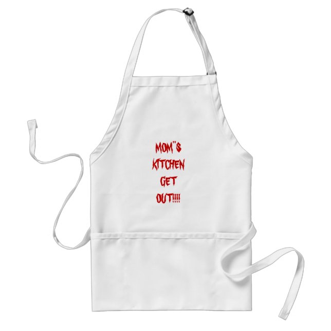 A COZINHA DAS MÃES SAI!!! avental branco com (Frente)