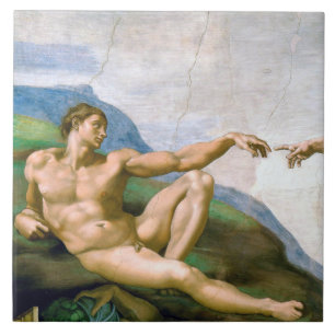 A Criação de Adão (detalhes), Michelangelo
