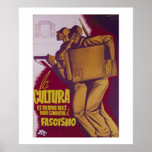 A cultura é uma arma ao poster do fight_Propagand