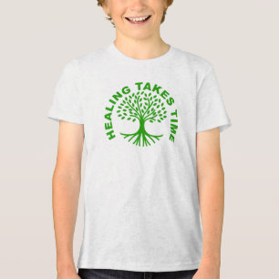 A Cura Leva Tempo Camiseta de Conscientização da S