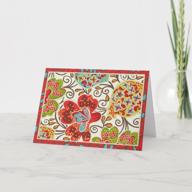 A dança de Rumba - Cartão de Saudação de Creme (Frente)