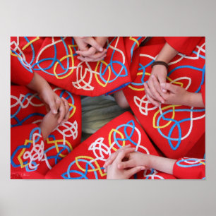 A dança irlandesa veste o poster