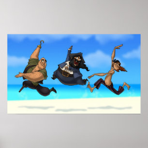 A dança pirateia o poster