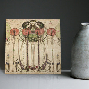 A Decoração de Parede Art Nouveau Wassail Mackinto