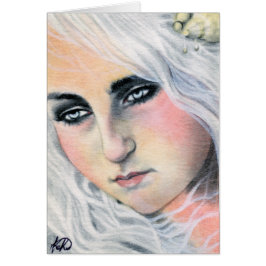 À deriva cartão da sereia