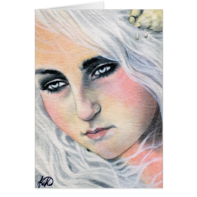 À deriva cartão da sereia (Frente)