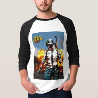 A design de camiseta do homem