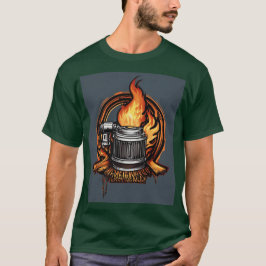 A design de camiseta "Visionários Criam Amanhã"
