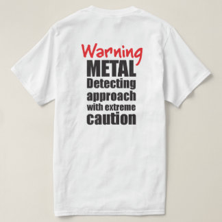 A detectar a camiseta de metal - presente divertid