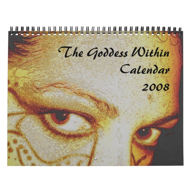 A deusa dentro do calendário 2008 (Capa)
