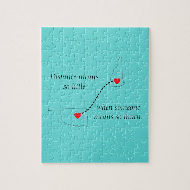 A distância significa tão pouco quebra-cabeça (Vertical)