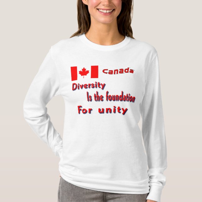 A diversidade de camisas do Canadá é a base para a (Frente)