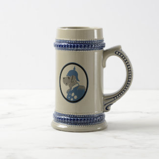 A Dogue Alemã como caneca de cerveja Bismarck