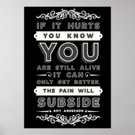 A Dor Irá Submeter O Poster Premium