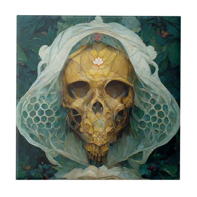 A Drone Bee Skull Fantasy Sci-Fi (Frente)