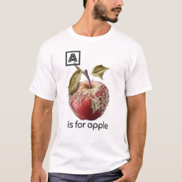 A é para a Camisa T da Apple