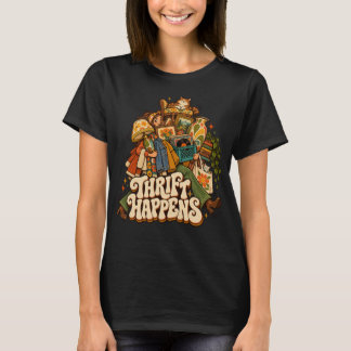 A Economia Acontece Camiseta Divertida de Compras