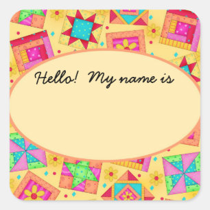 A edredão obstrui o nome de etiqueta ou a etiquet