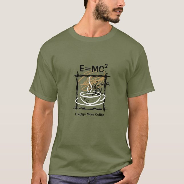 A EMC Energy é mais camisetas masculinas de café (Frente)