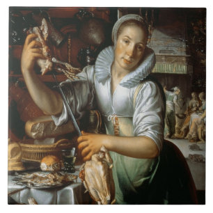 A empregada doméstica da cozinha (com cristo, Mar