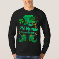 A Enfermeira Lpn Leprechaun Camisetas Sham
