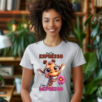 A Engraçada Camiseta Girafa