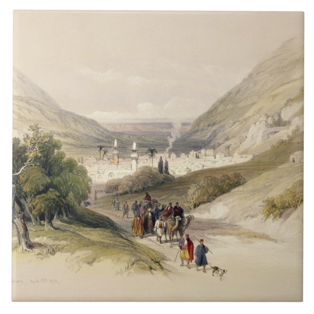 A entrada a Nablous, o 17 de abril de 1839, (Frente)