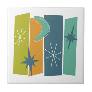 A Era Atômica Retângulo Boomerang Stars Mod Médio