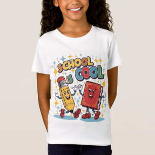 A escola é camiseta legal para garotas